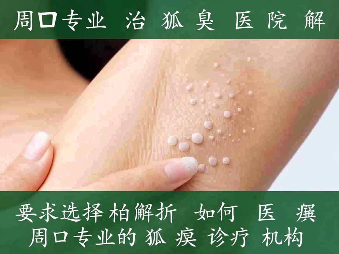 周口专业治狐臭医院解析，如何选择周口专业的狐臭诊疗机构