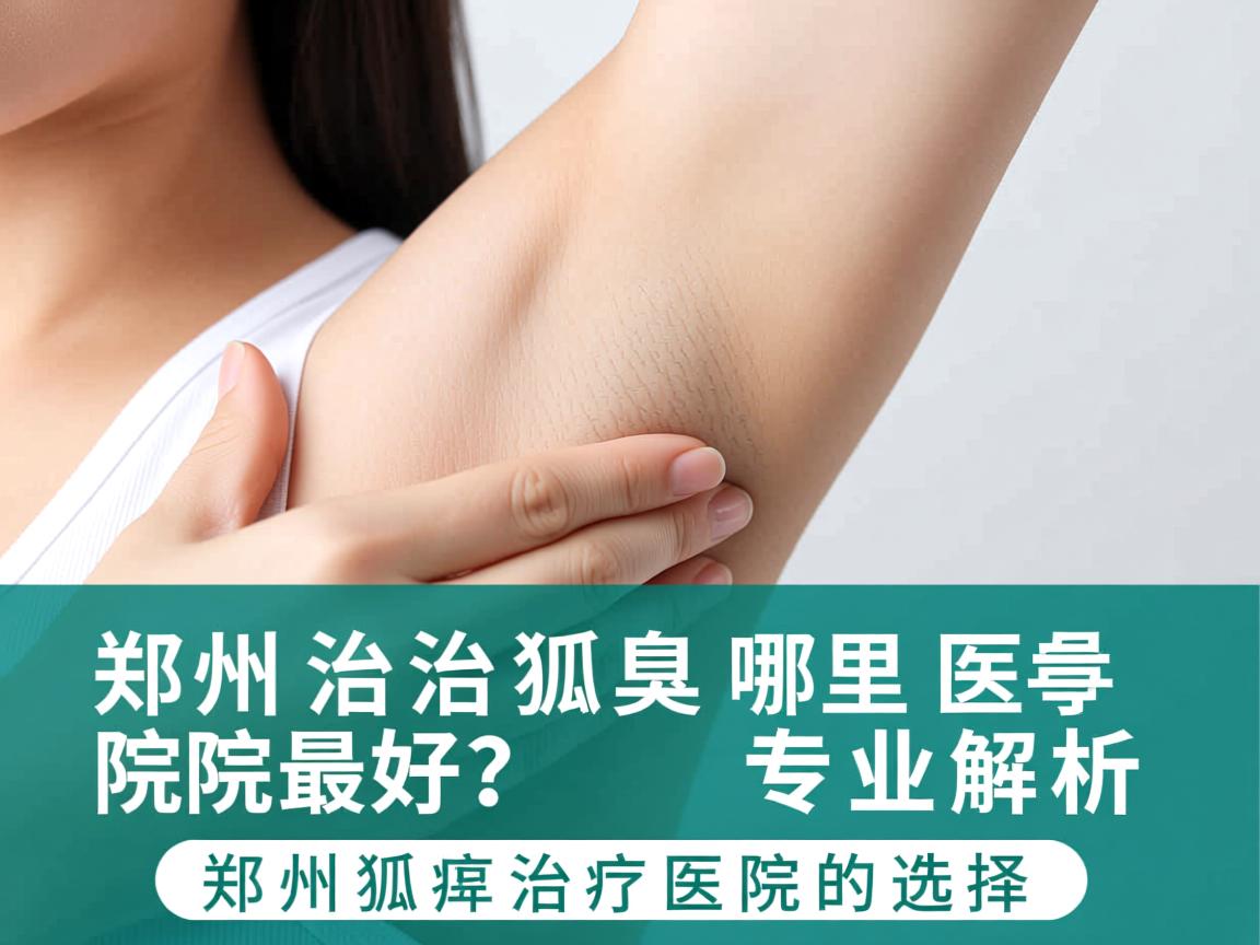 郑州治狐臭哪里医院最好？专业解析郑州狐臭治疗医院的选择