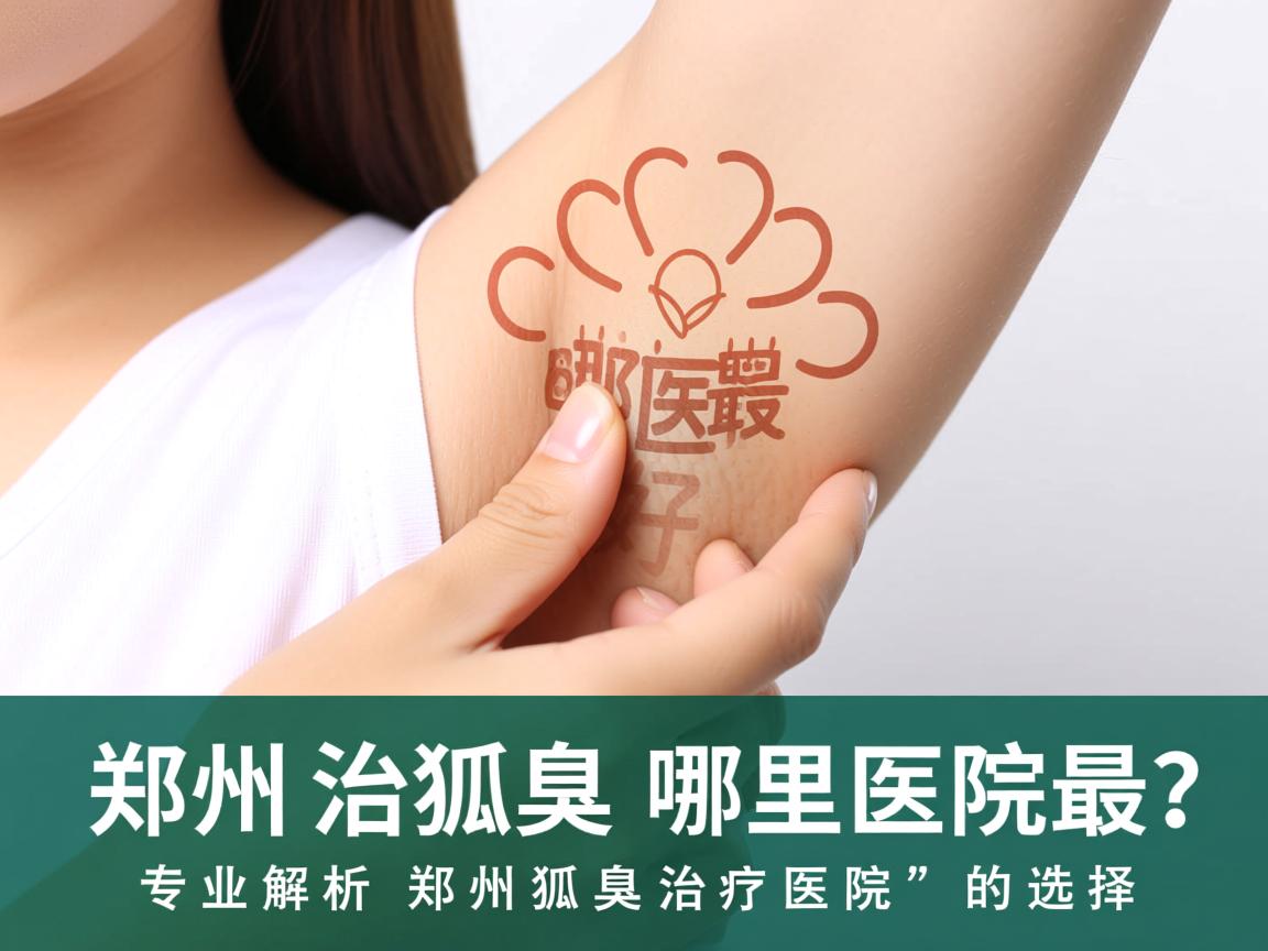 郑州治狐臭哪里医院最好？专业解析郑州狐臭治疗医院的选择