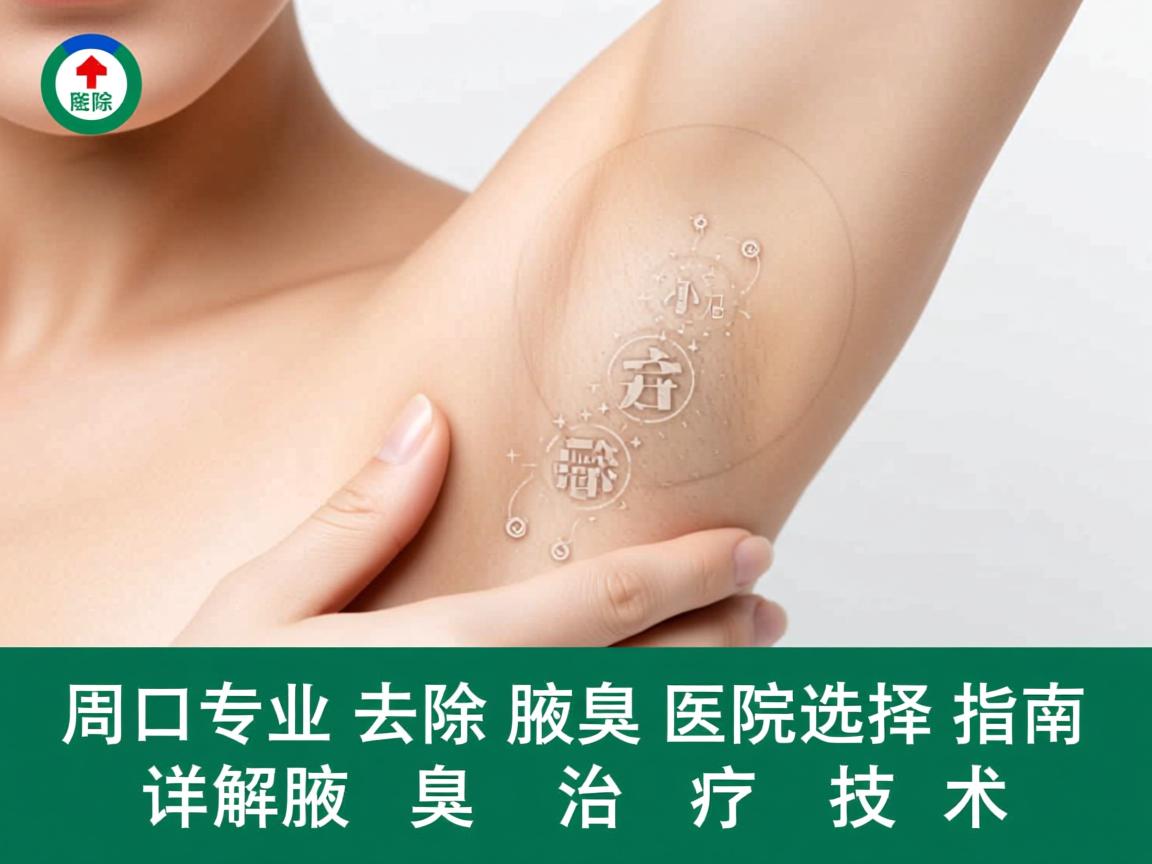 周口专业去除腋臭医院选择指南，详解腋臭治疗技术