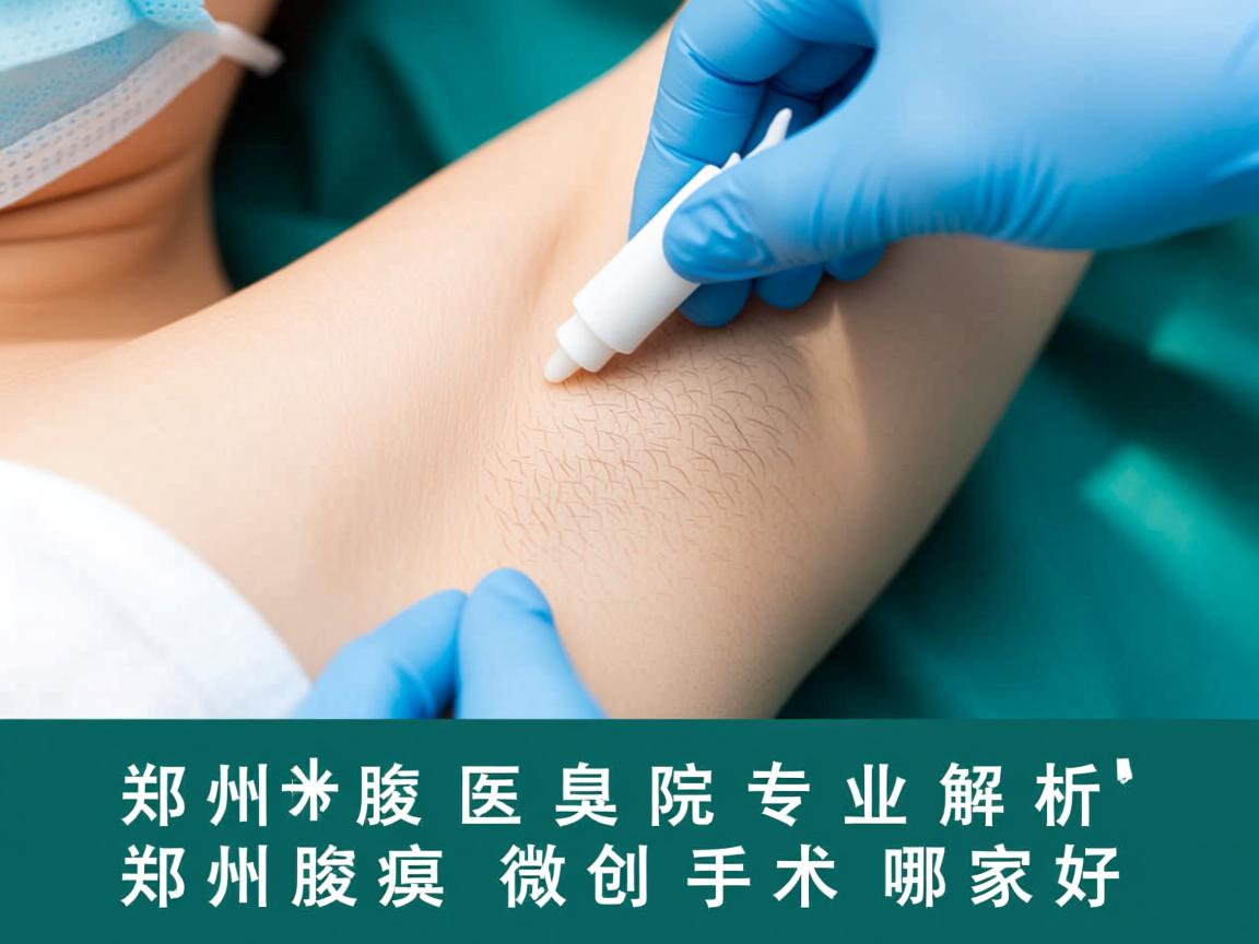 郑州腋臭医院专业解析，郑州腋臭微创手术哪家好