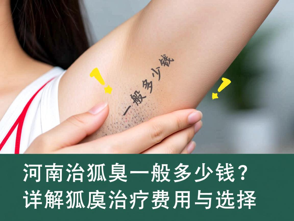 河南治狐臭一般多少钱？详解狐臭治疗费用与选择