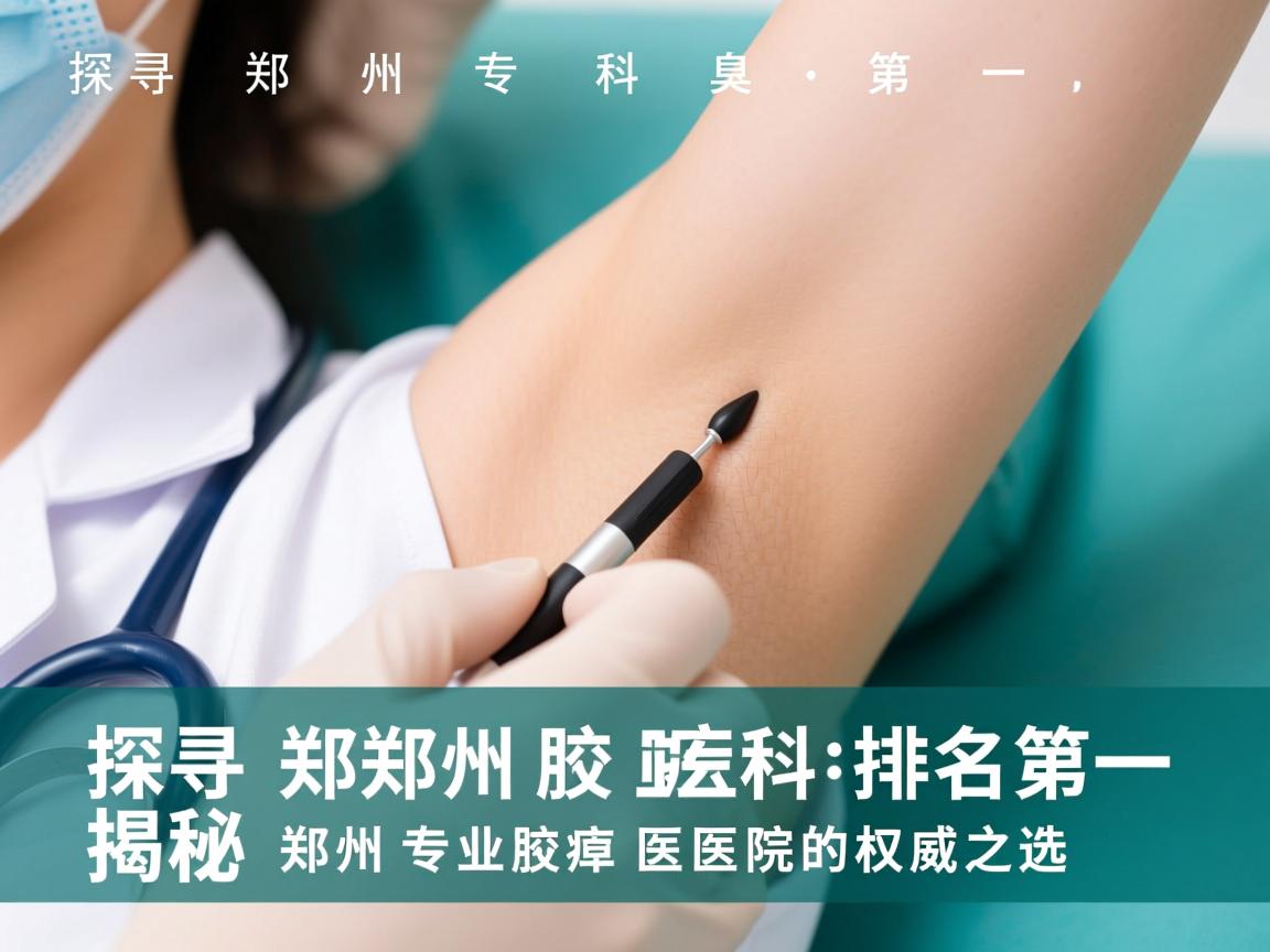 探寻郑州腋臭专科医院排名第一，揭秘郑州专业腋臭医院的权威之选