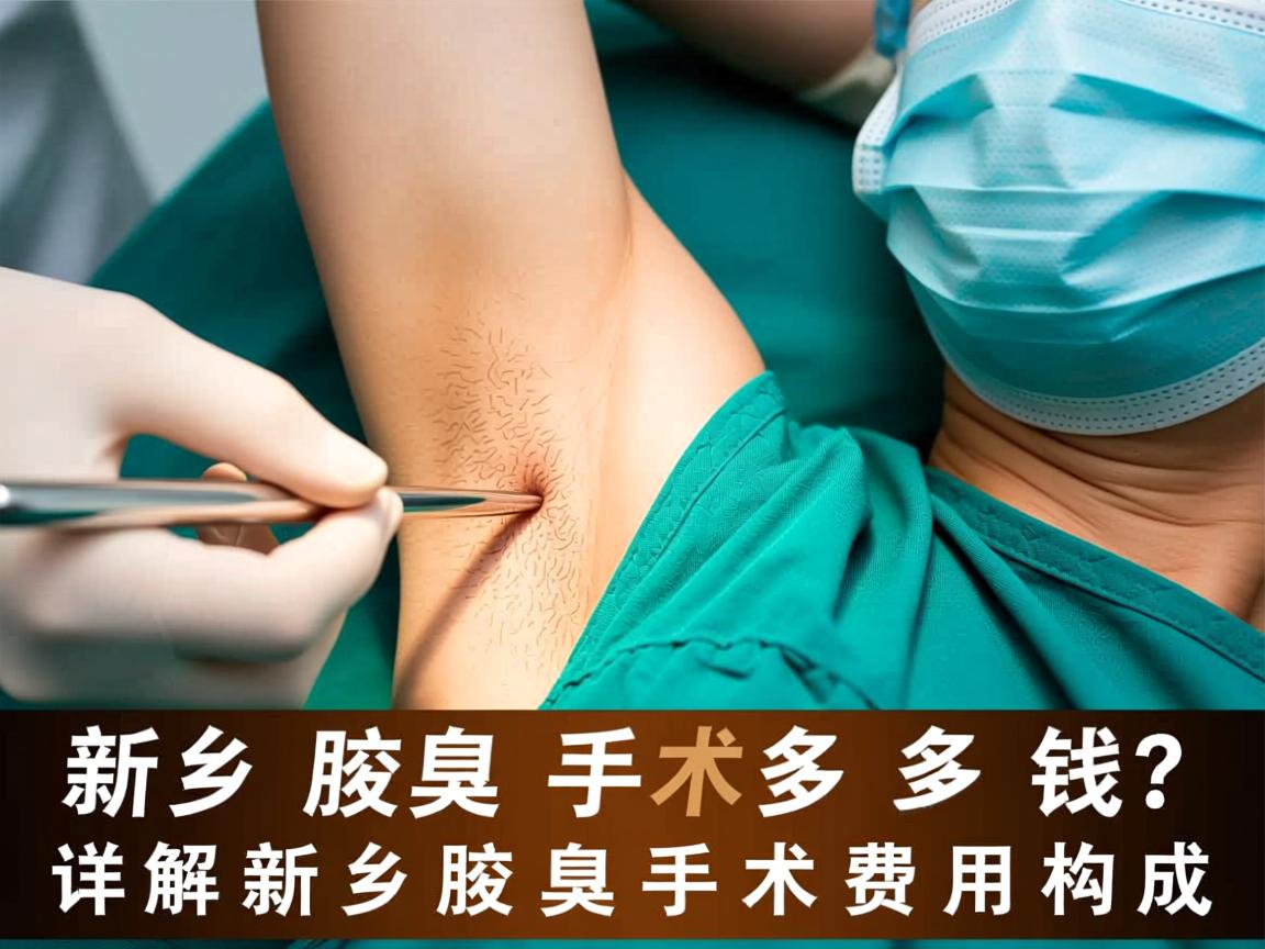新乡腋臭手术多少钱？详解新乡腋臭手术费用构成