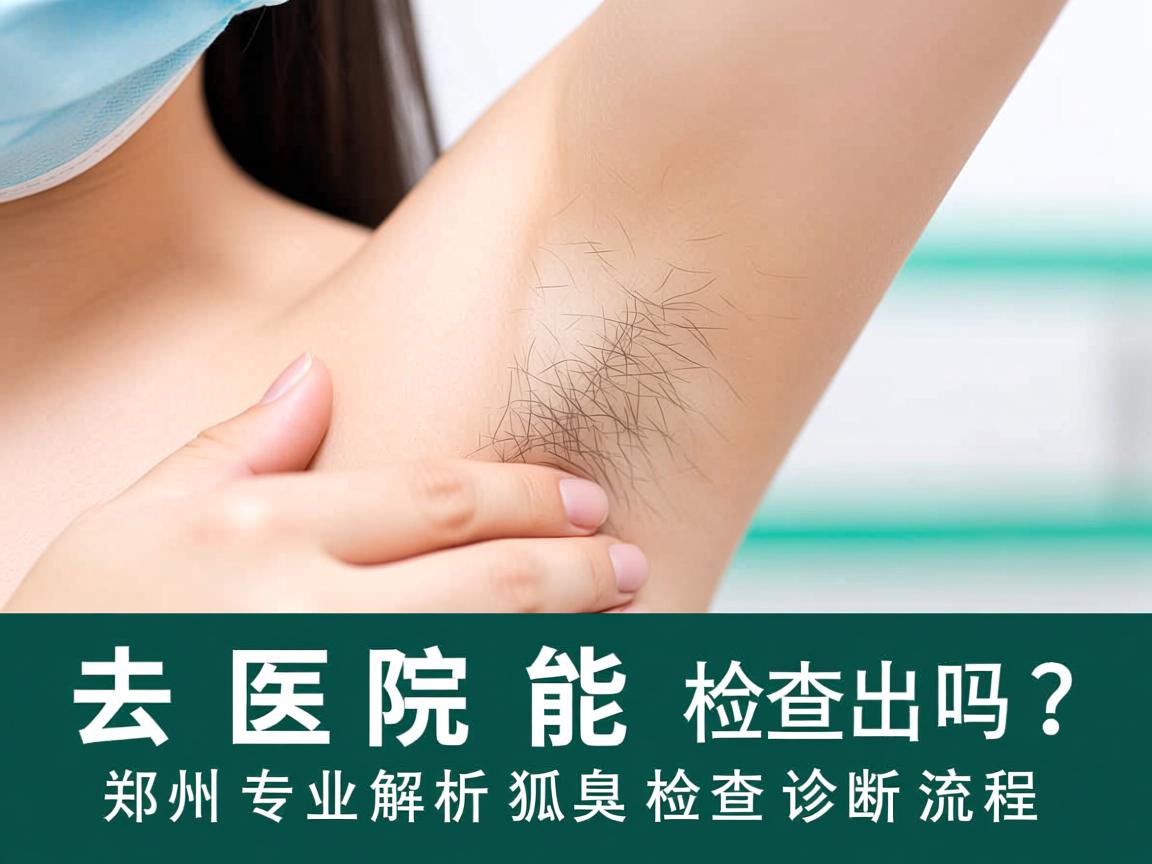 狐臭去医院能检查出来吗？郑州专业解析狐臭检查诊断流程