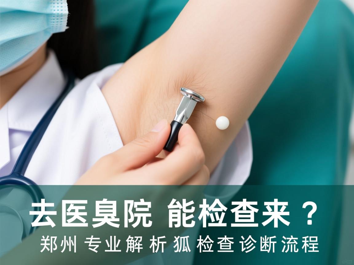 狐臭去医院能检查出来吗？郑州专业解析狐臭检查诊断流程