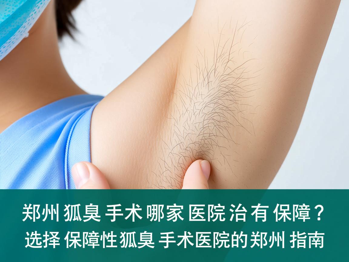 郑州狐臭手术哪家医院治有保障？选择保障性狐臭手术医院的郑州指南