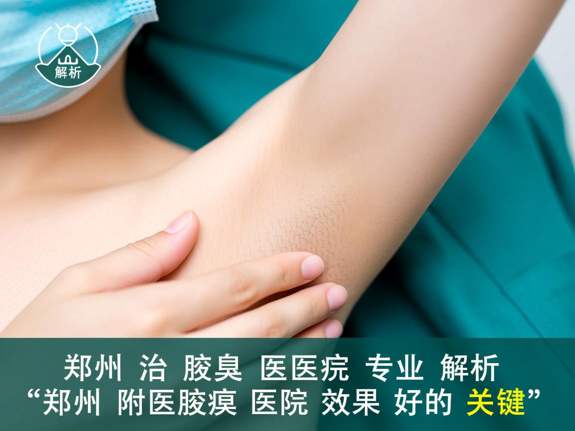 郑州治腋臭医院专业解析，郑州附医腋臭医院效果好的关键