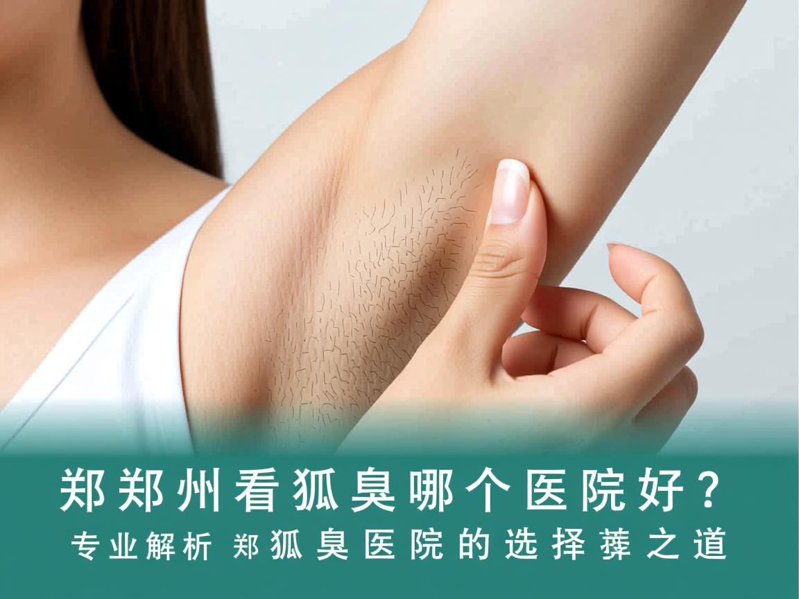 郑州看狐臭哪个医院好？专业解析郑州狐臭医院的选择之道