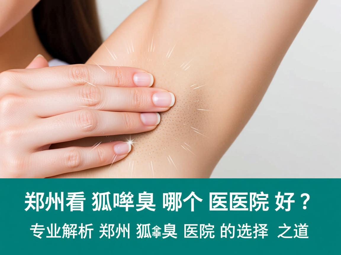 郑州看狐臭哪个医院好？专业解析郑州狐臭医院的选择之道