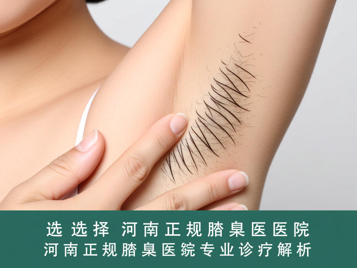 选择河南正规腋臭医院，河南正规腋臭医院专业诊疗解析