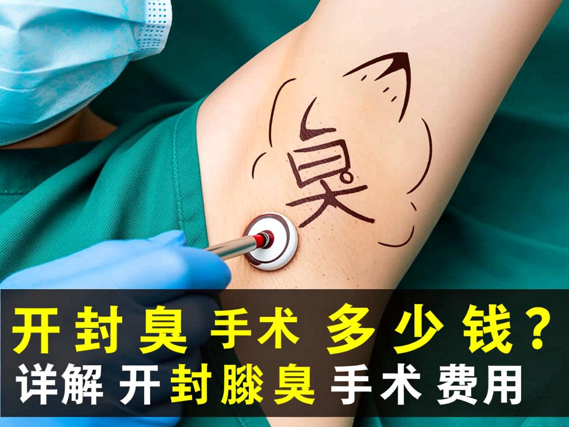 开封腋臭手术多少钱？详解开封腋臭手术费用