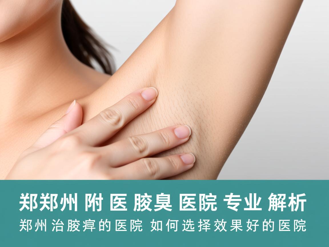 郑州附医腋臭医院专业解析，郑州治腋臭的医院如何选择效果好的医院