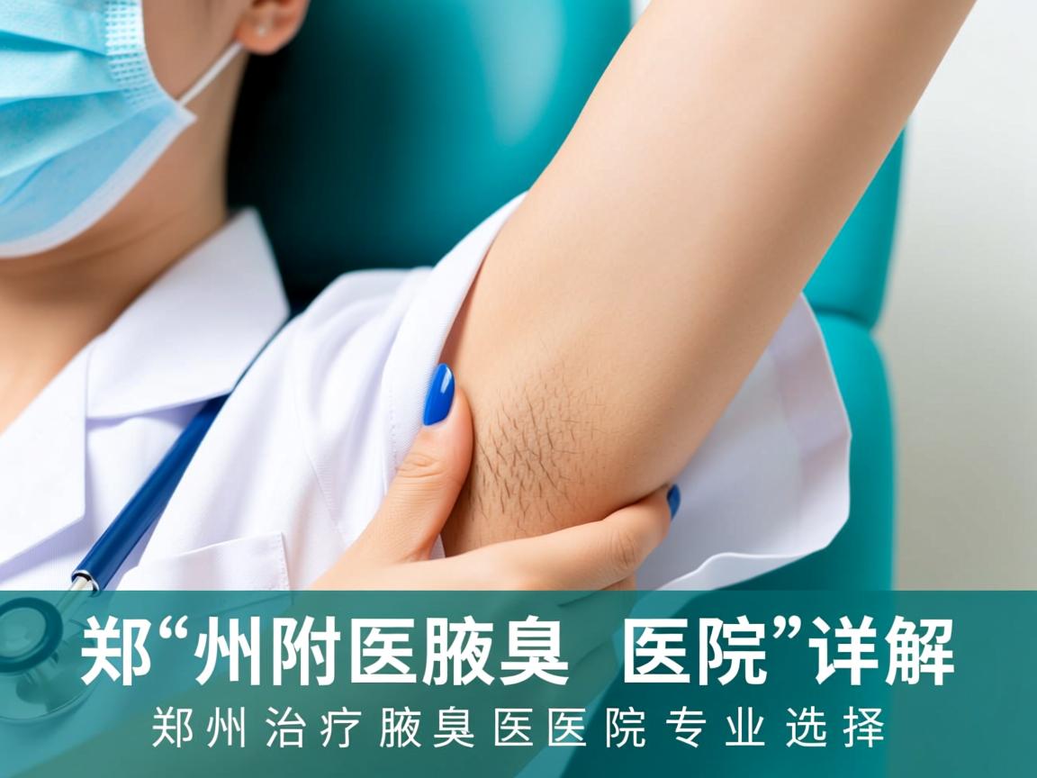 郑州附医腋臭医院详解，郑州治疗腋臭医院的专业选择
