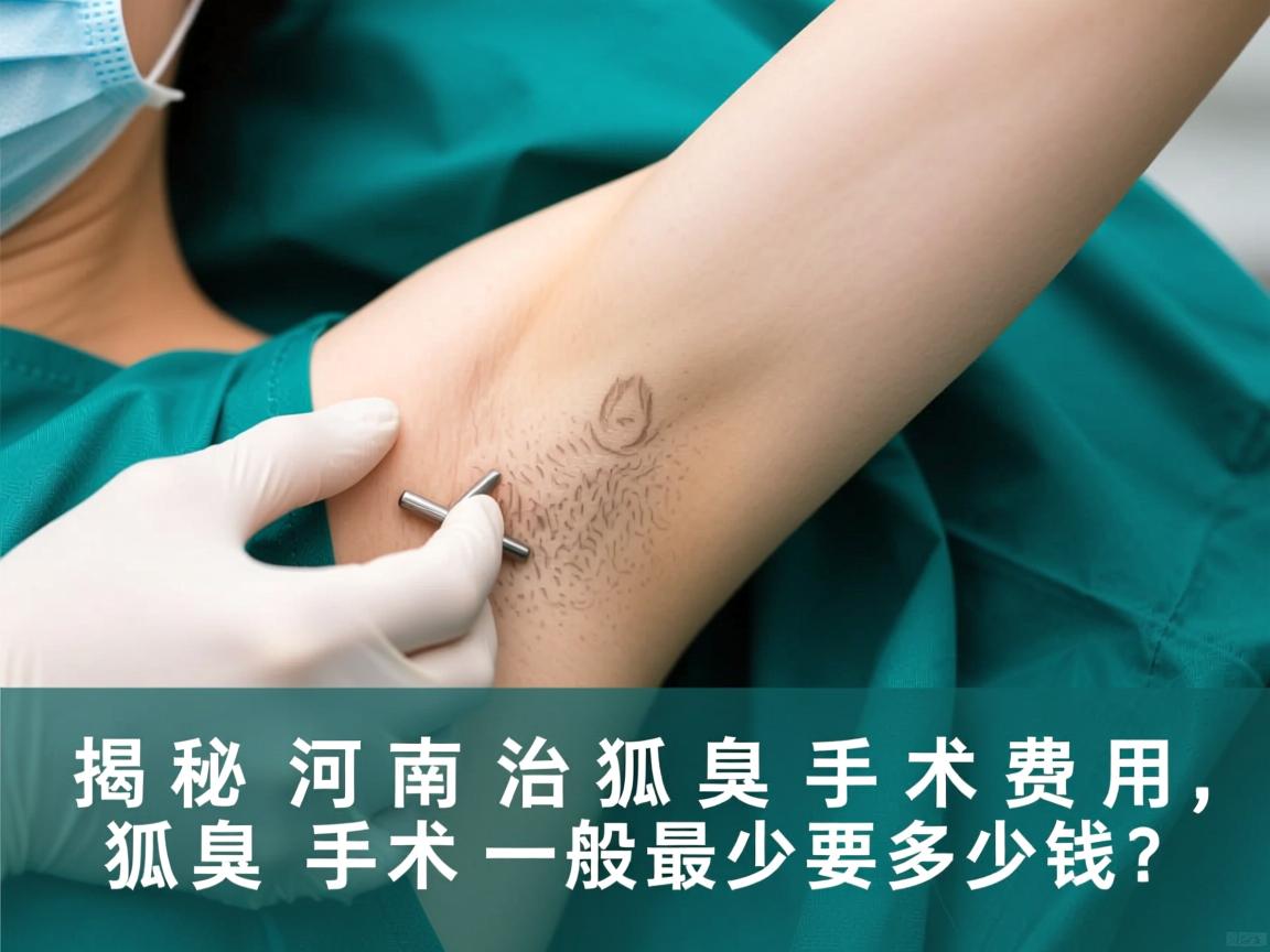 揭秘河南治狐臭手术费用，狐臭手术一般最少要多少钱？