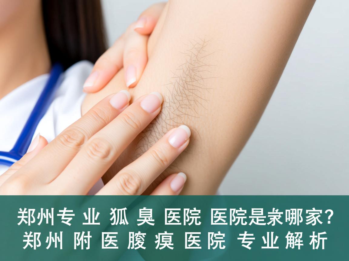 郑州专业狐臭医院是哪家？郑州附医腋臭医院专业解析