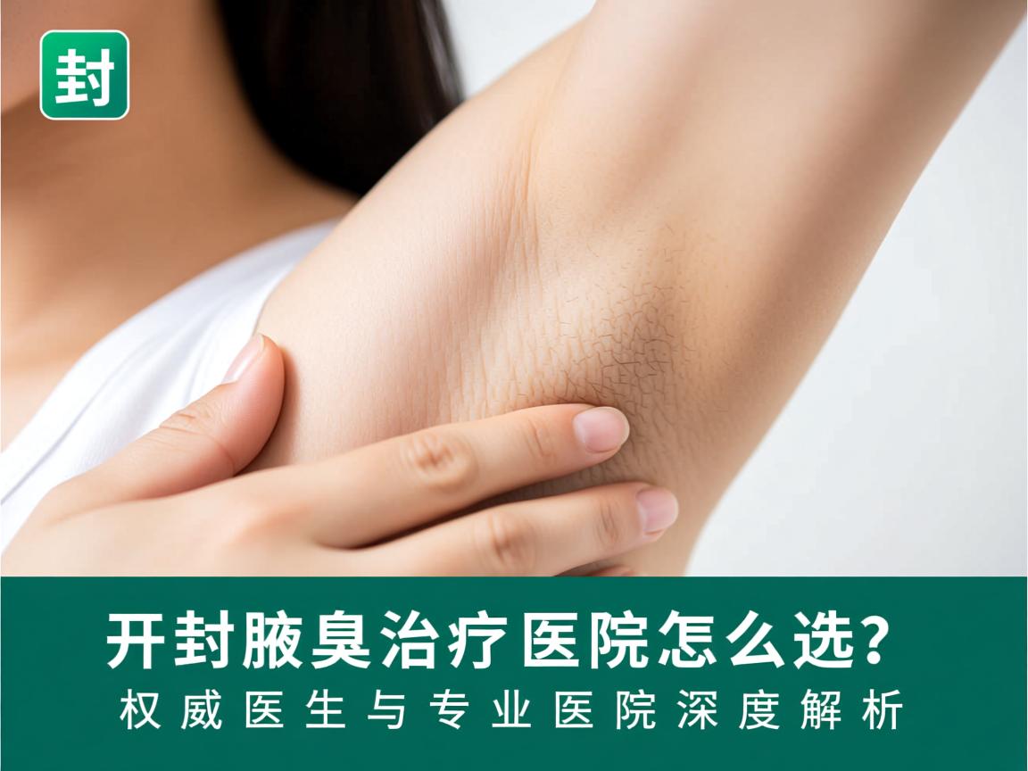 开封腋臭治疗医院怎么选？权威医生与专业医院深度解析