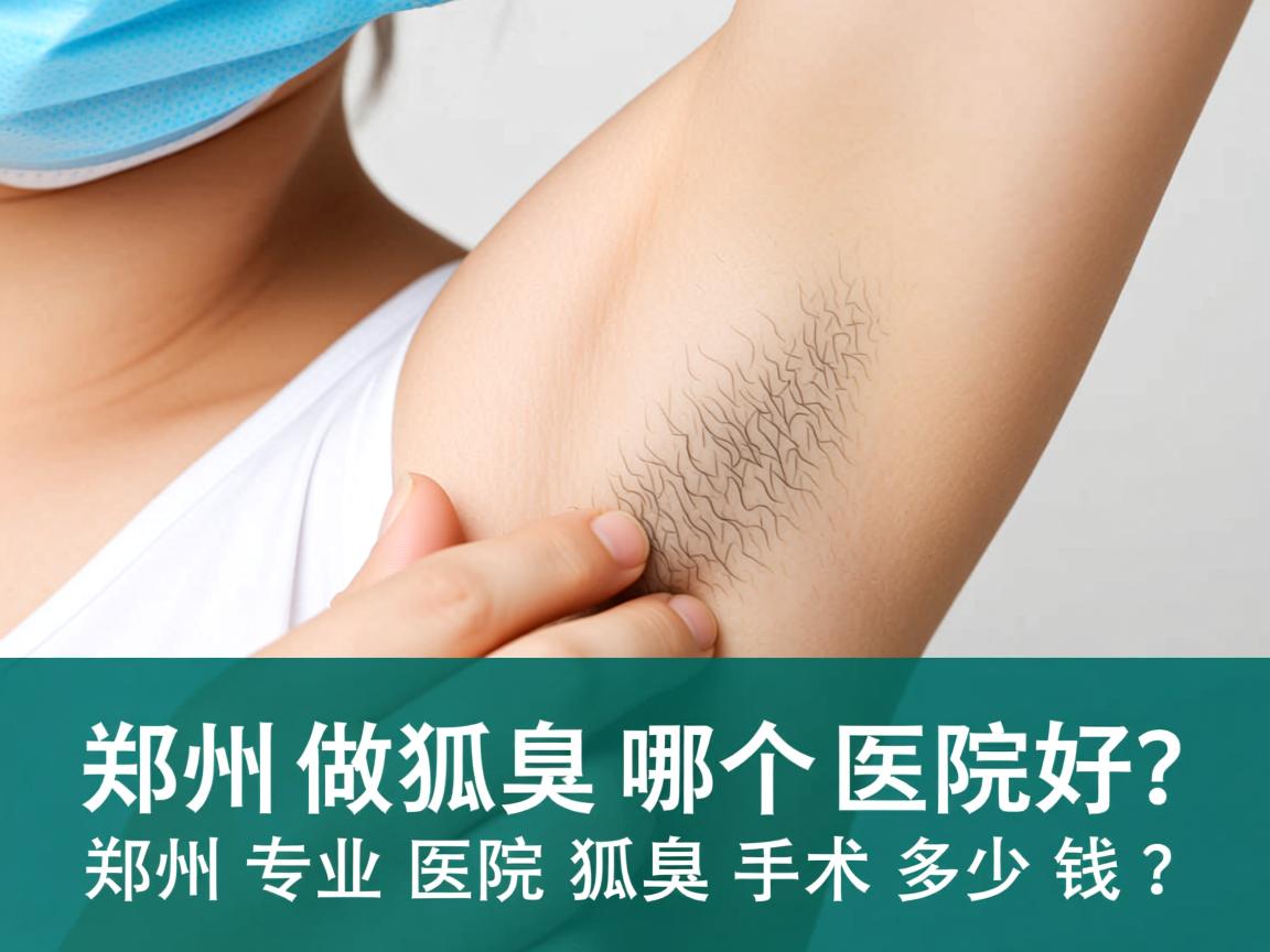郑州做狐臭哪个医院好？郑州专业医院狐臭手术多少钱？