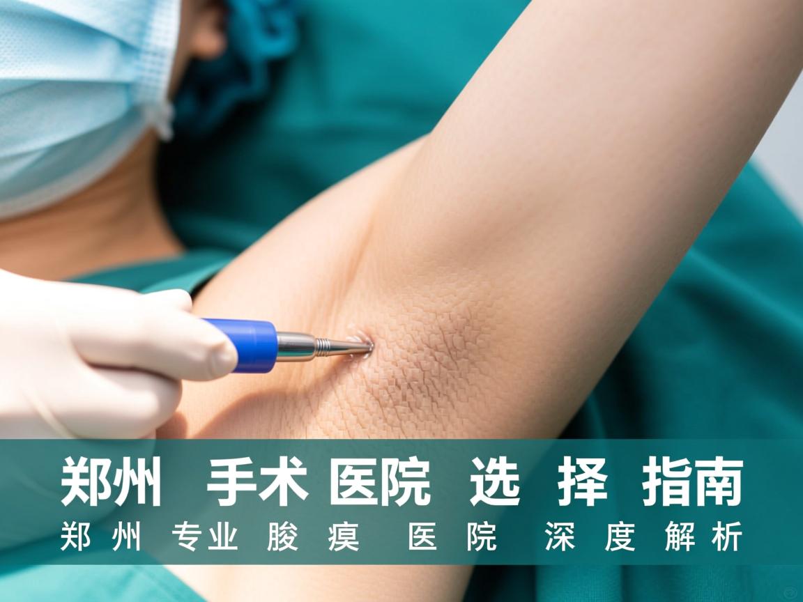 郑州腋臭手术医院选择指南，郑州专业腋臭医院深度解析