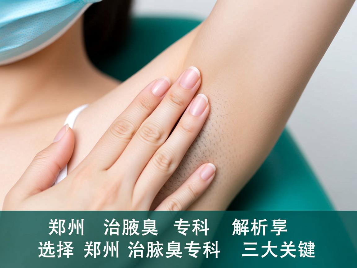 郑州治腋臭专科解析，选择郑州治腋臭专科的三大关键