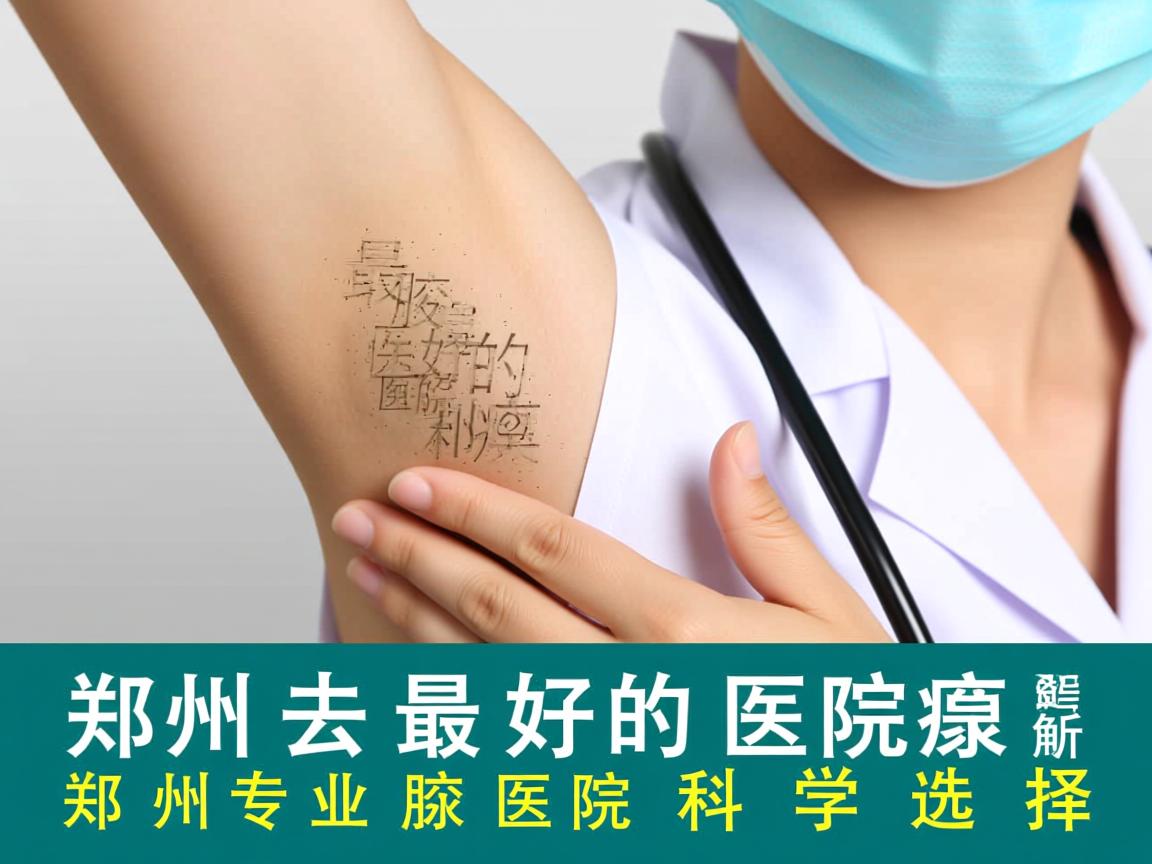 郑州去腋臭最好的医院解析，郑州专业腋臭医院的科学选择