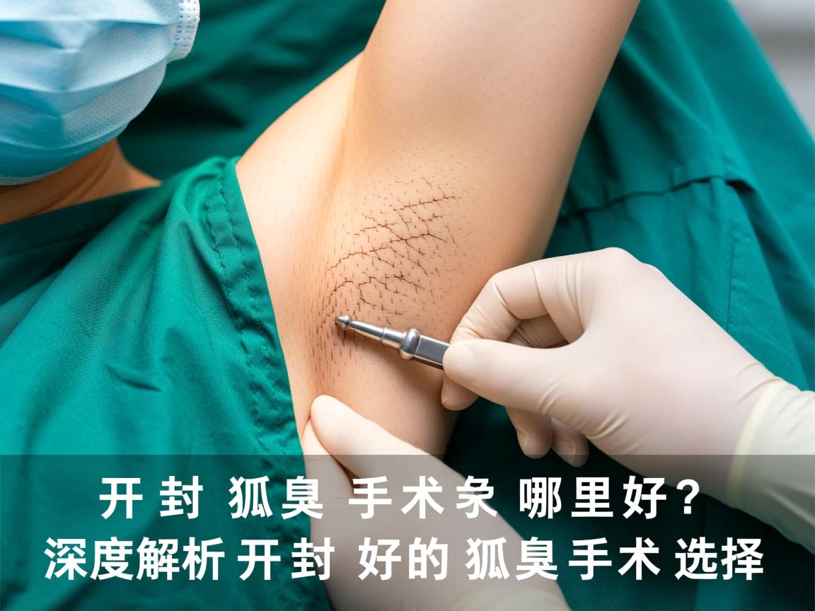 开封狐臭手术哪里好？深度解析开封好的狐臭手术选择