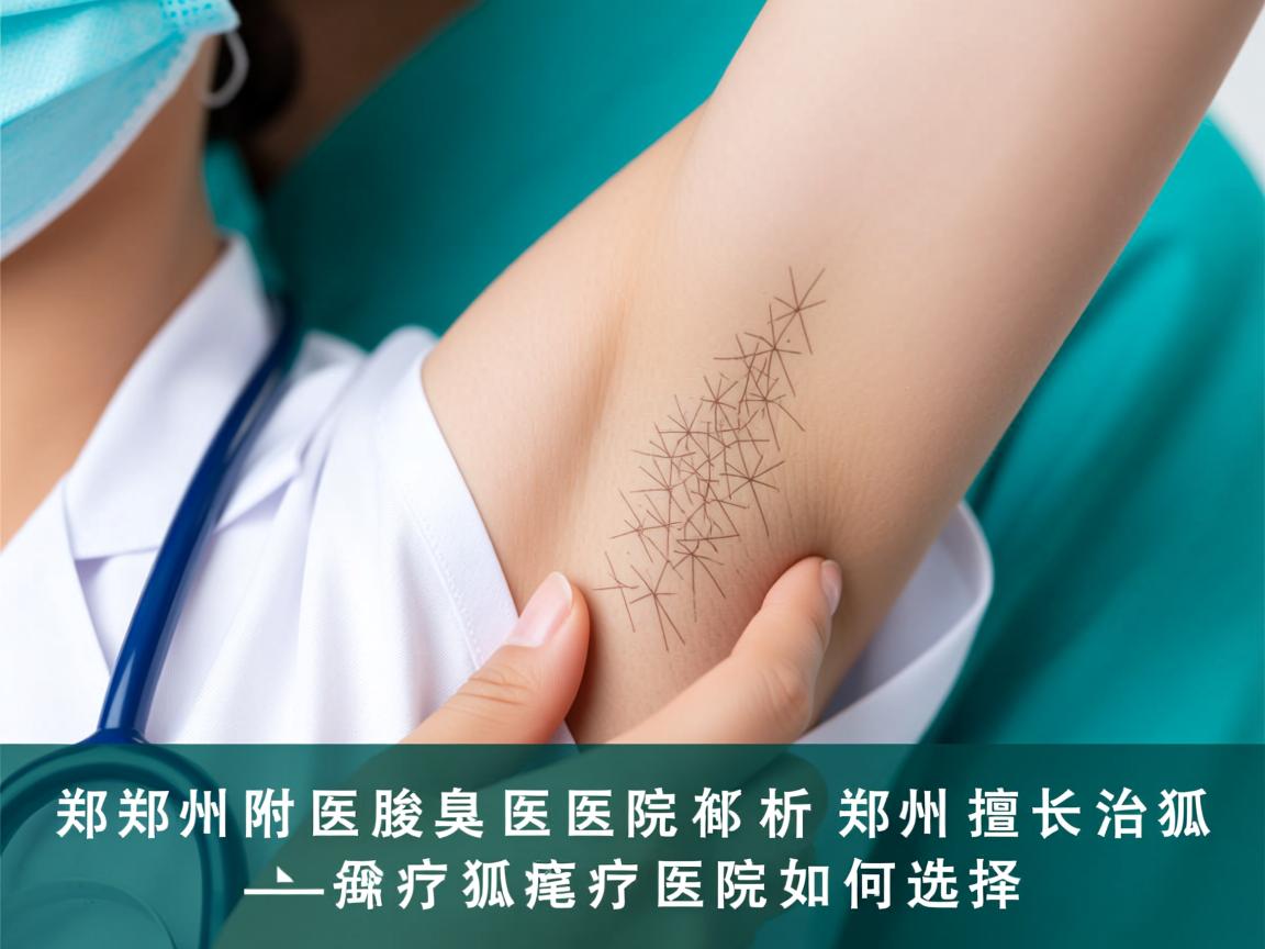 郑州附医腋臭医院解析，郑州擅长治疗狐臭的医院如何选择
