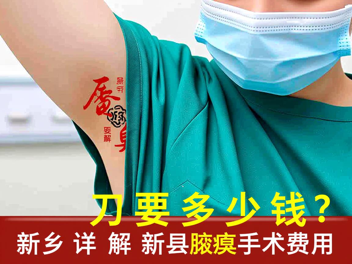 新乡腋臭开刀要多少钱？详解新乡腋臭手术费用