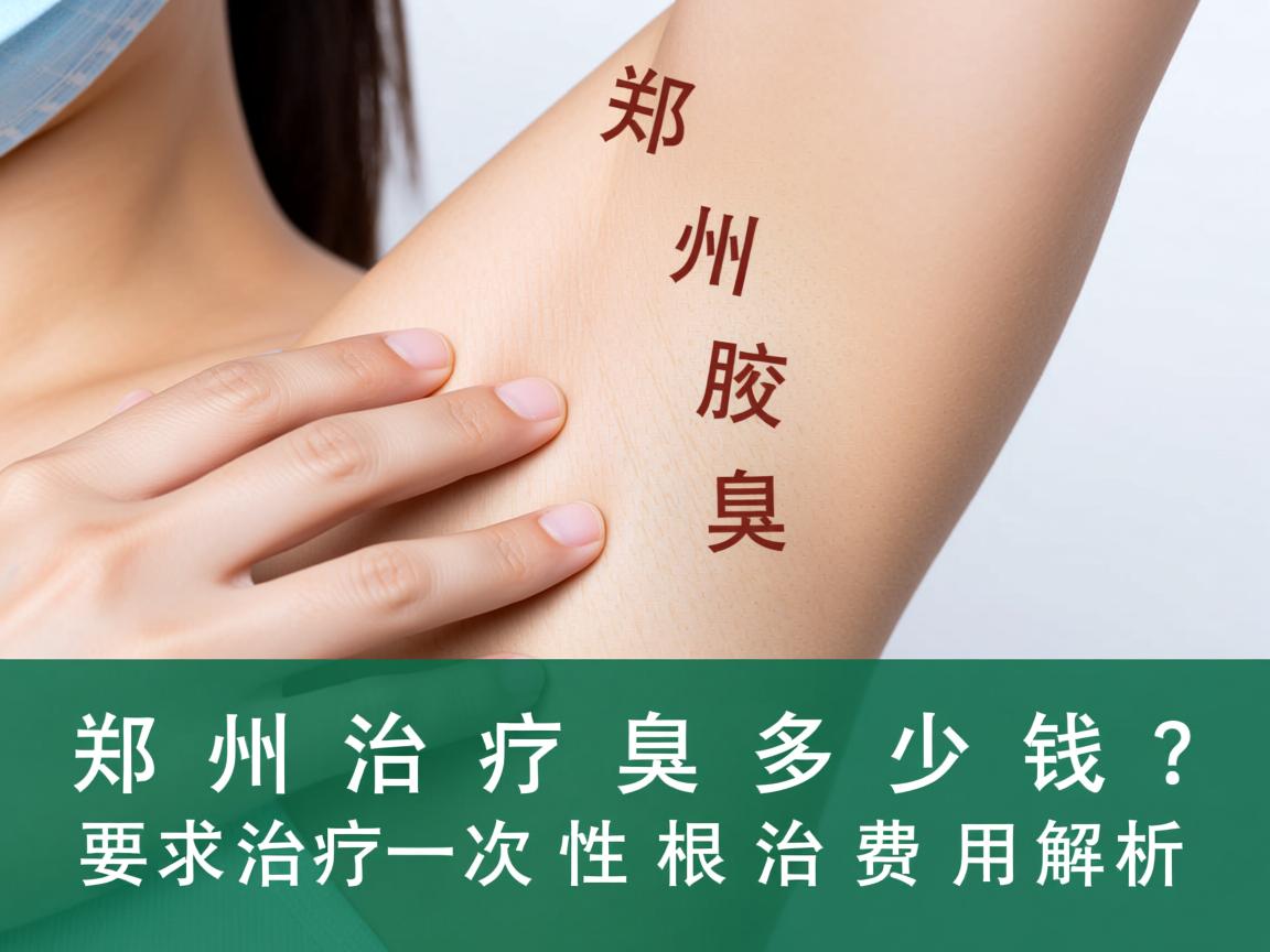 郑州治疗腋臭多少钱？郑州腋臭治疗一次性根治费用解析