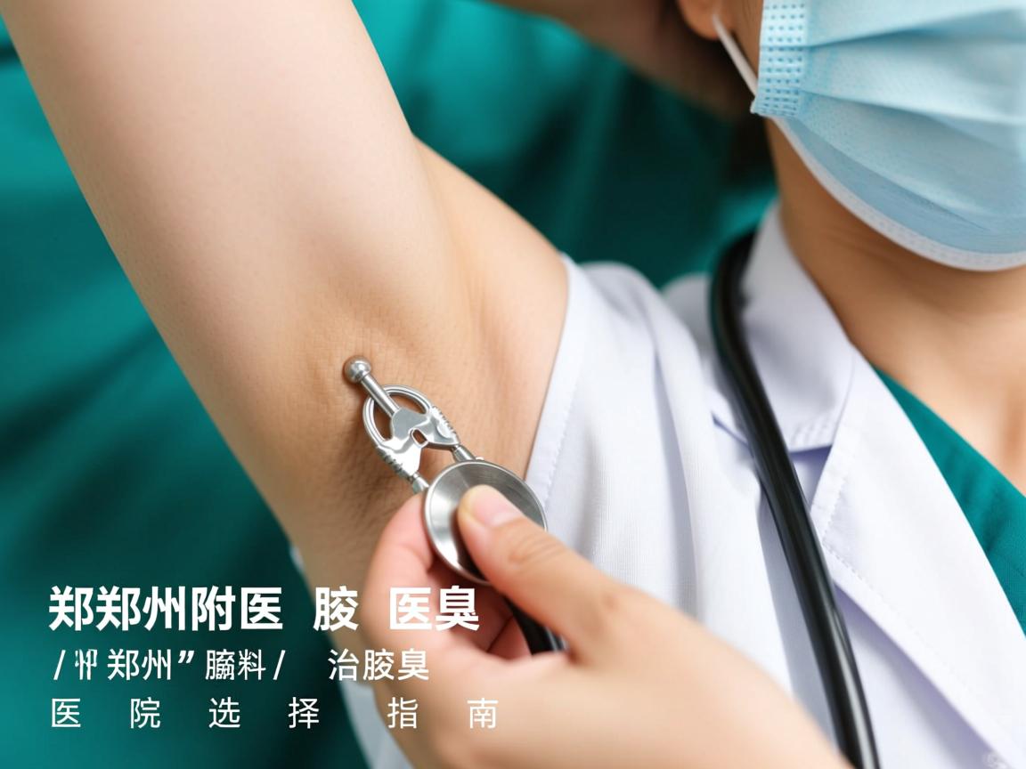 郑州附医腋臭医院解析，郑州治腋臭的医院选择指南
