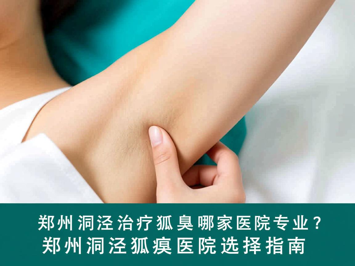 郑州洞泾治疗狐臭哪家医院专业？郑州洞泾狐臭医院选择指南