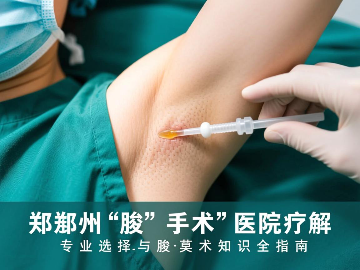 郑州腋臭手术医院解析，专业选择与腋臭手术知识全指南