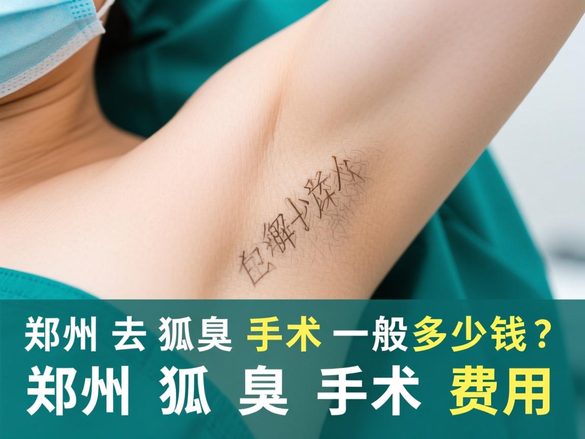 郑州去狐臭手术一般多少钱？详解郑州狐臭手术费用
