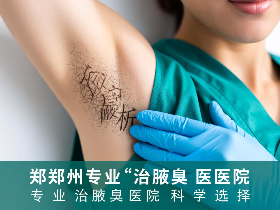 郑州专业治腋臭医院解析，专业治腋臭医院的科学选择