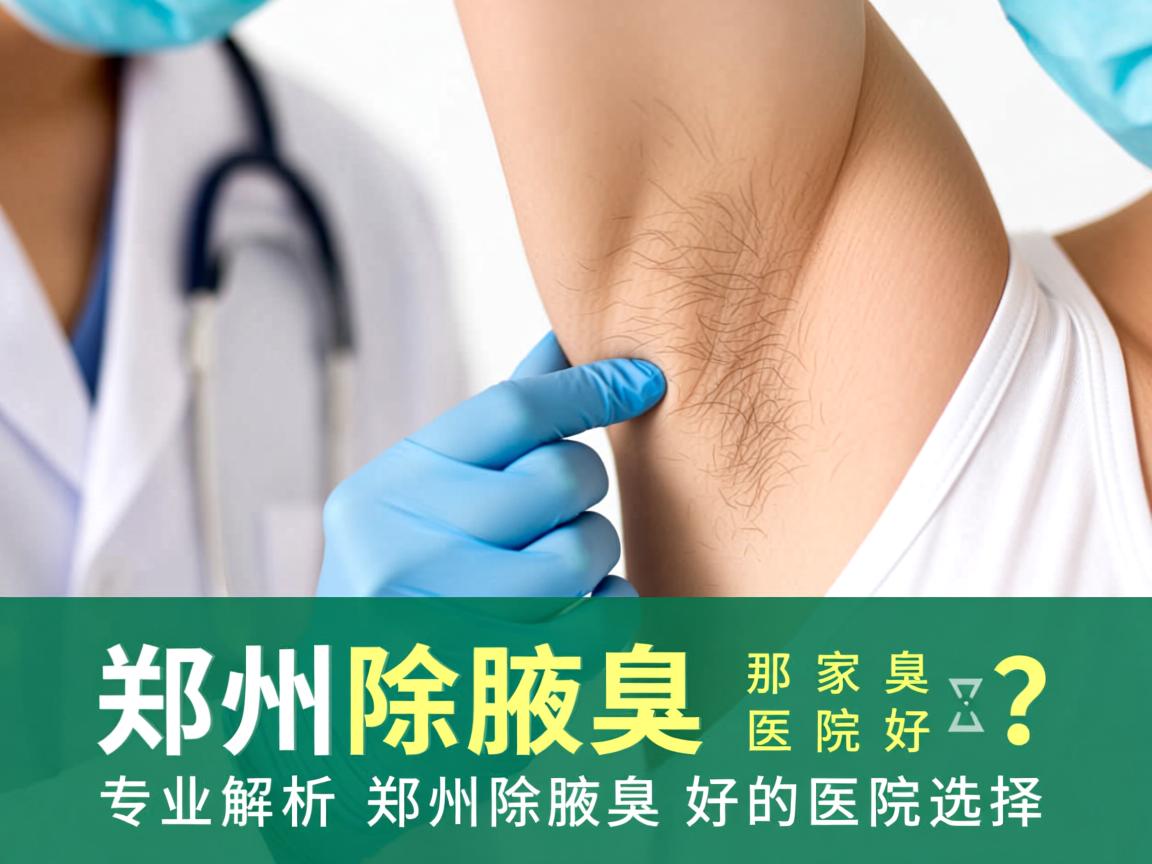 郑州除腋臭那家医院好？专业解析郑州除腋臭好的医院选择
