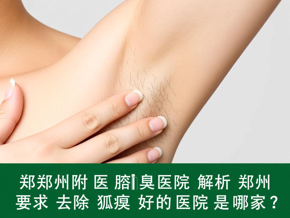 郑州附医腋臭医院解析，郑州去除狐臭好的医院是哪家？