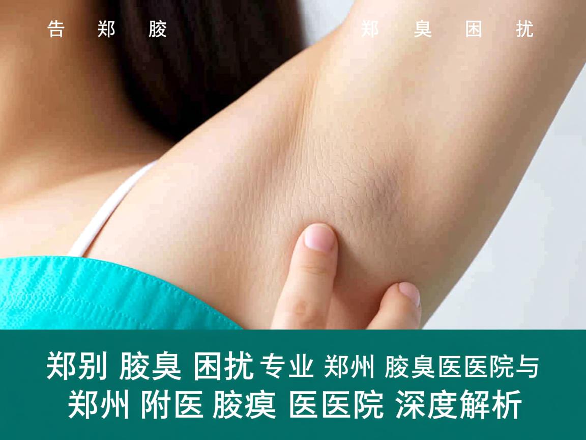 告别腋臭困扰，郑州专业腋臭医院与郑州附医腋臭医院深度解析