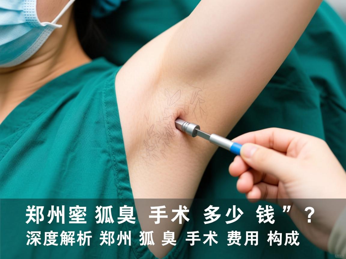 郑州狐臭手术多少钱？深度解析郑州狐臭手术费用构成
