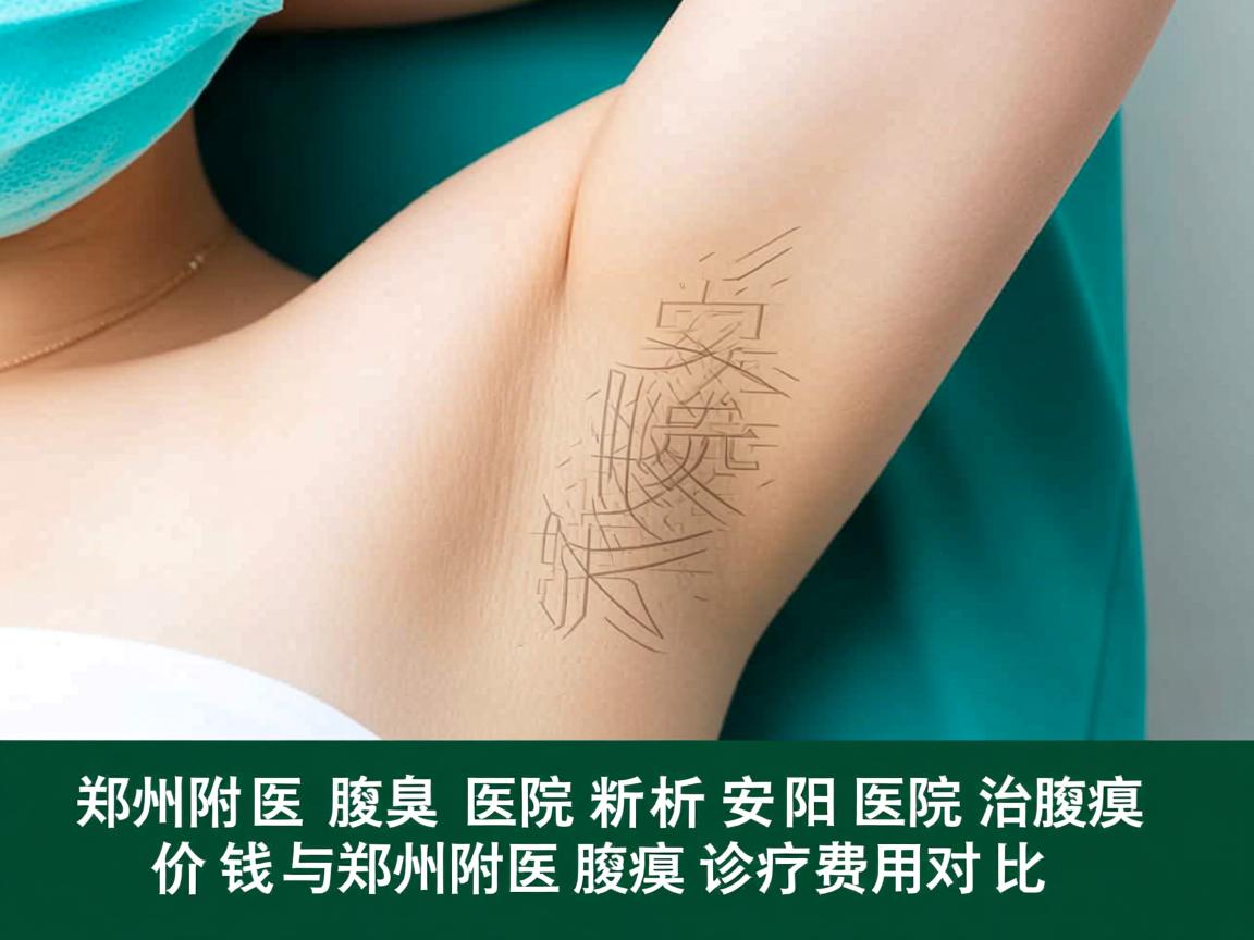 郑州附医腋臭医院解析，安阳医院治腋臭价钱与郑州附医腋臭诊疗费用对比