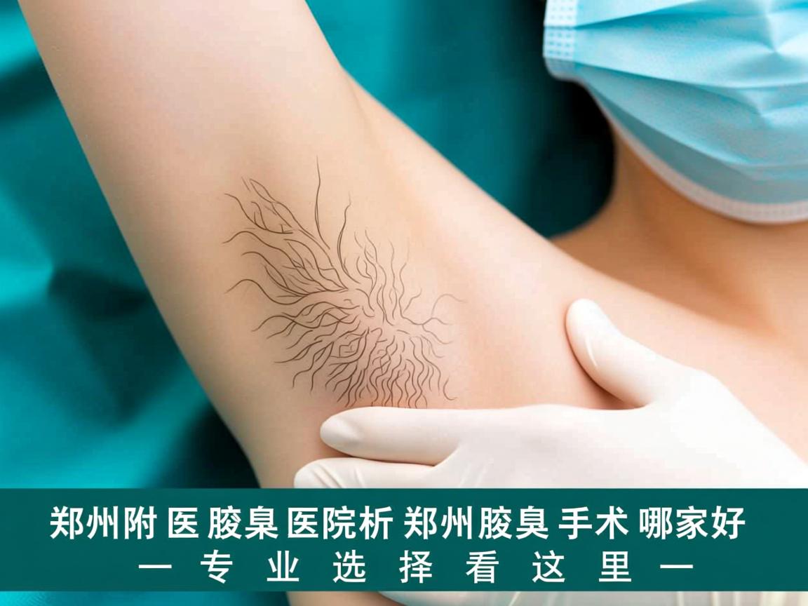郑州附医腋臭医院解析，郑州腋臭手术哪家好，专业选择看这里
