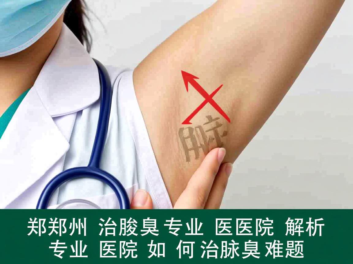 郑州治腋臭专业医院解析，专业医院如何根治腋臭难题