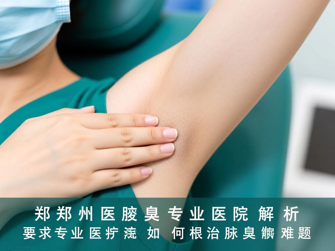 郑州治腋臭专业医院解析，专业医院如何根治腋臭难题