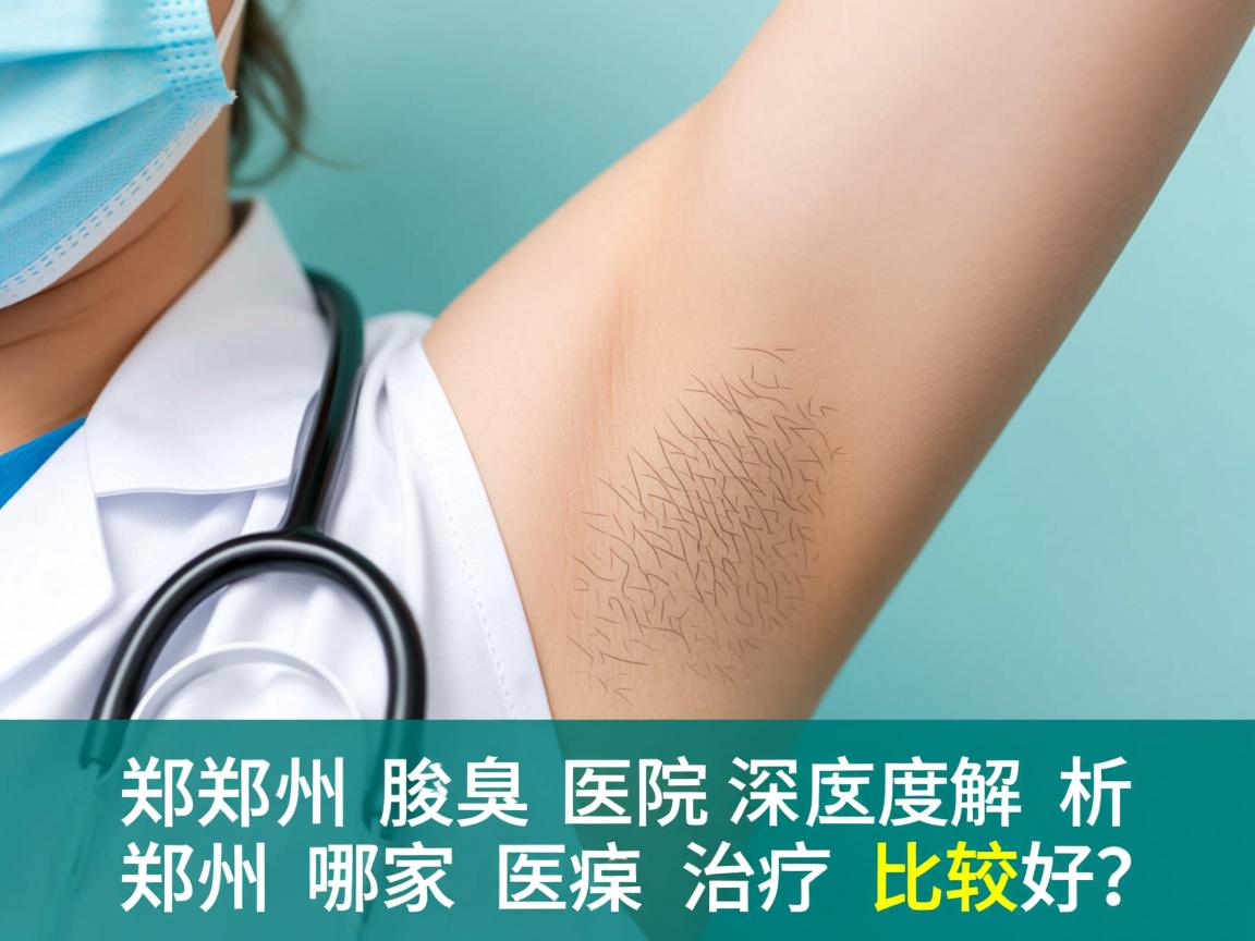 郑州腋臭医院深度解析，郑州哪家医院治疗腋臭比较好？