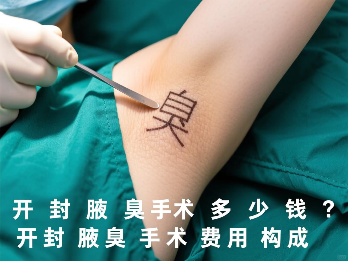 开封腋臭手术多少钱？详解开封腋臭手术费用构成