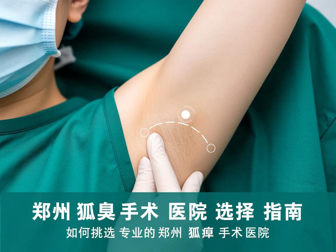 郑州狐臭手术医院选择指南，如何挑选专业的郑州狐臭手术医院