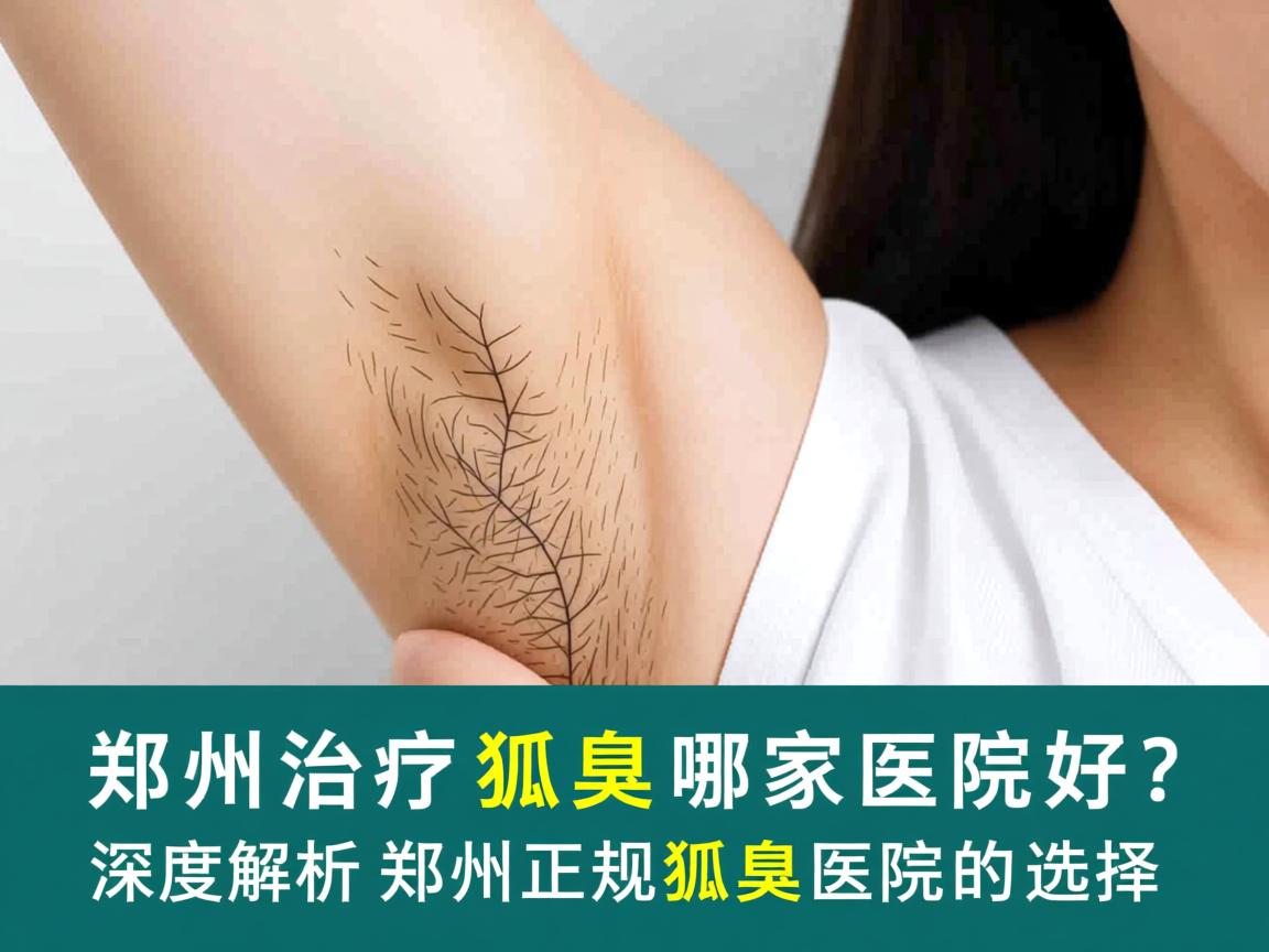 郑州治疗狐臭哪家医院好？深度解析郑州正规狐臭医院的选择