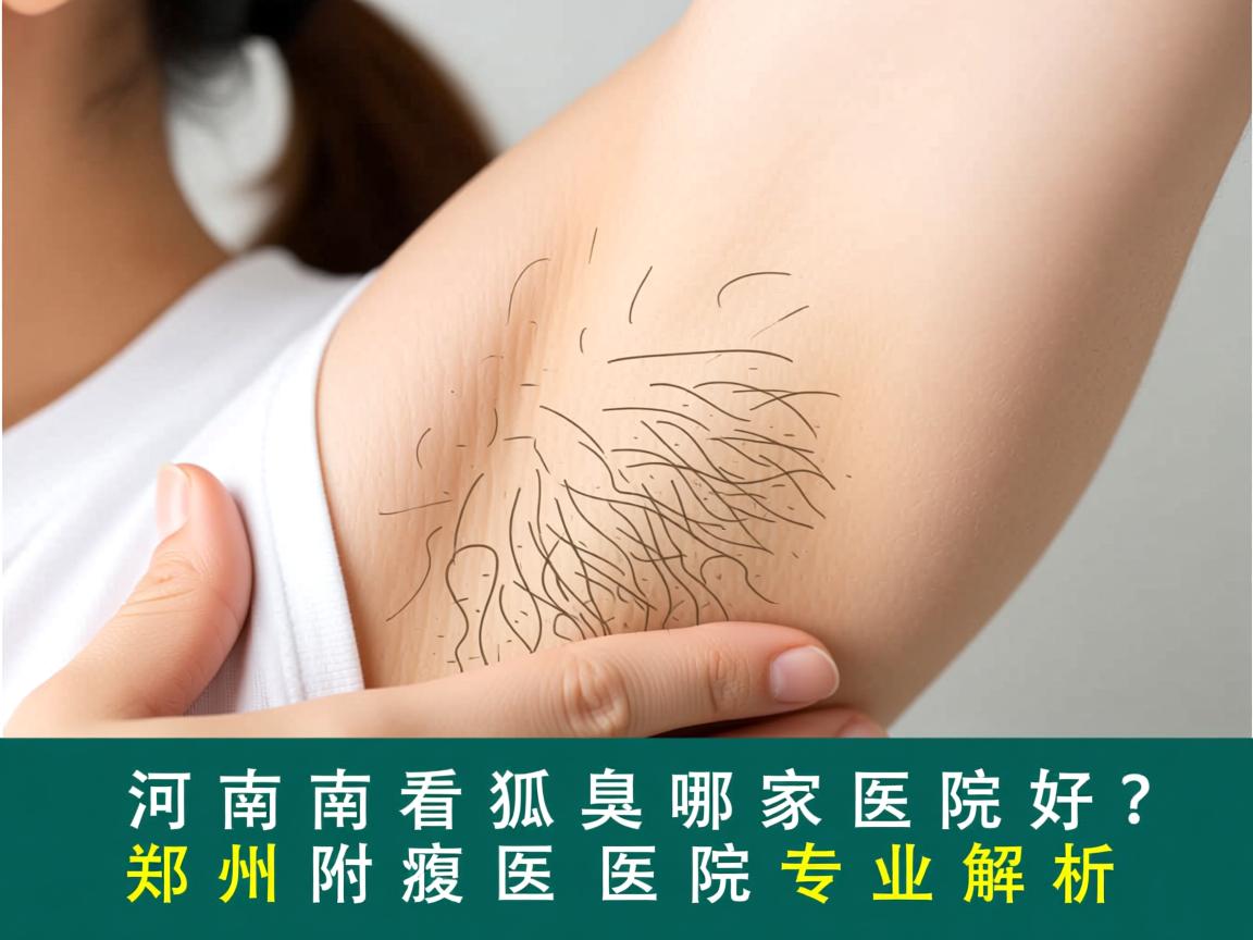 河南看狐臭哪家医院好？郑州附医腋臭医院专业解析
