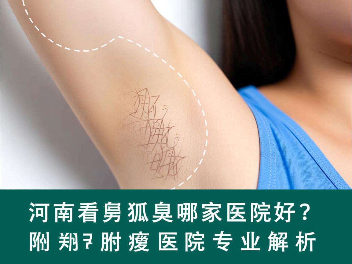河南看狐臭哪家医院好？郑州附医腋臭医院专业解析