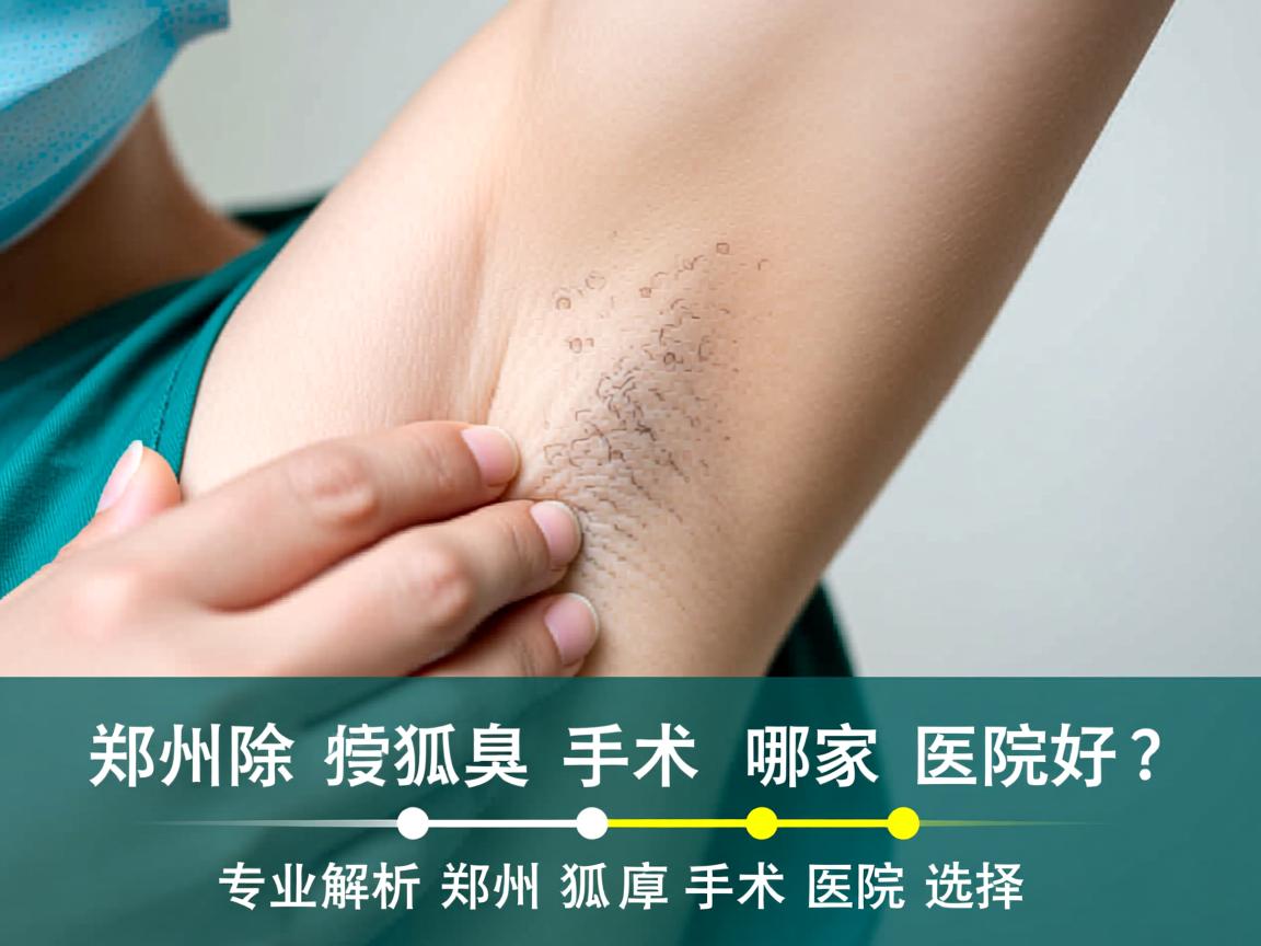 郑州除狐臭手术哪家医院好？专业解析郑州狐臭手术医院选择