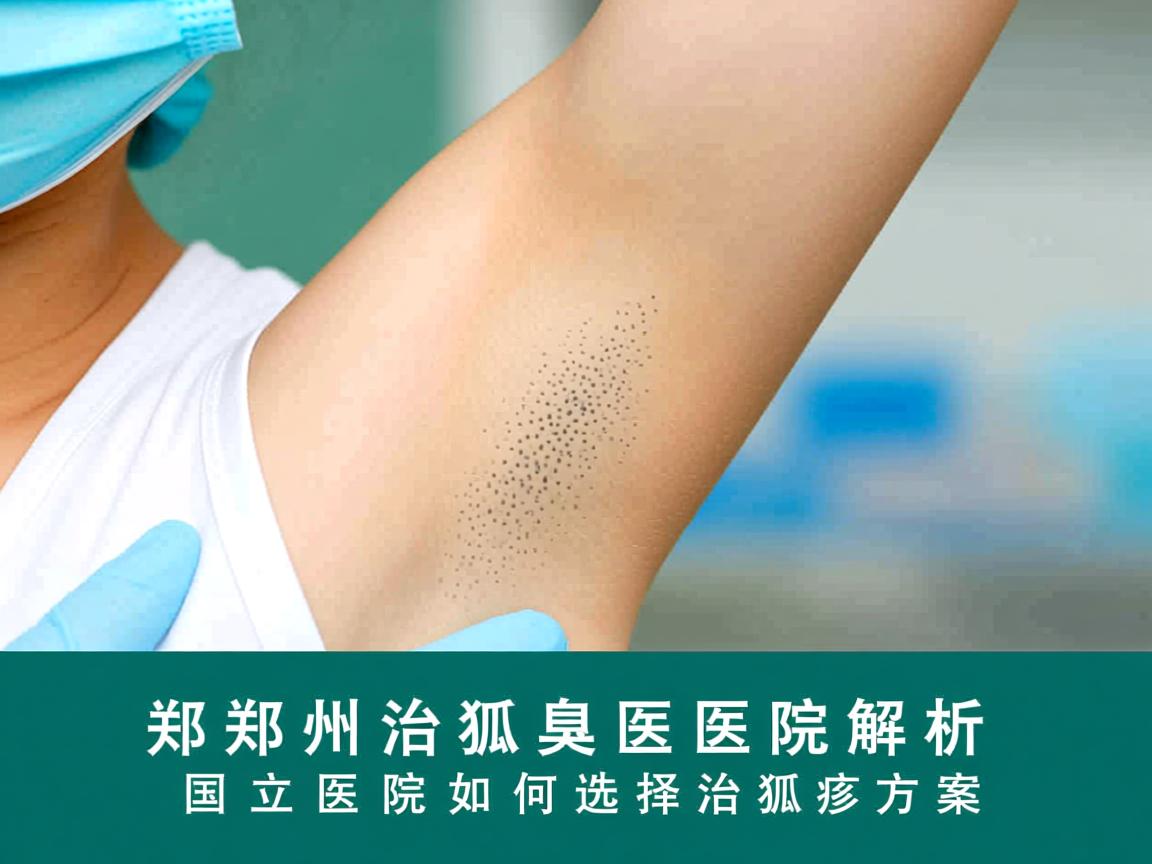 郑州治狐臭医院解析，国立医院如何选择治狐臭方案